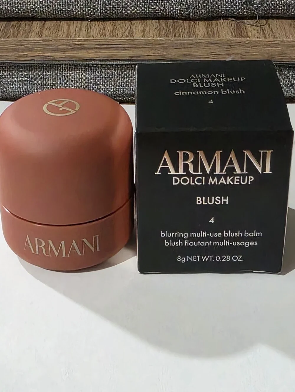 Giorgio Armani DOLCI BLUSH Hybrid cream-to-powder blush 4 CINNAMON BLUSH. BNIB
